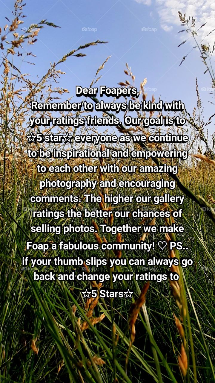 Dear Foapers