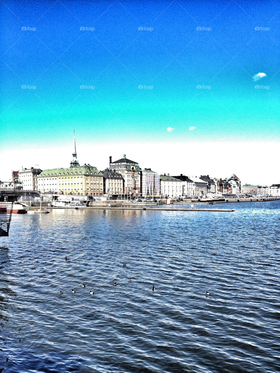  old town stockholm by water