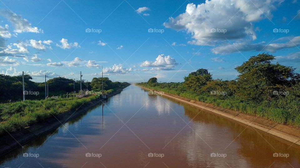 irrigation system channel