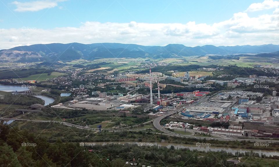 Industrial area of Žilina, Slovakia