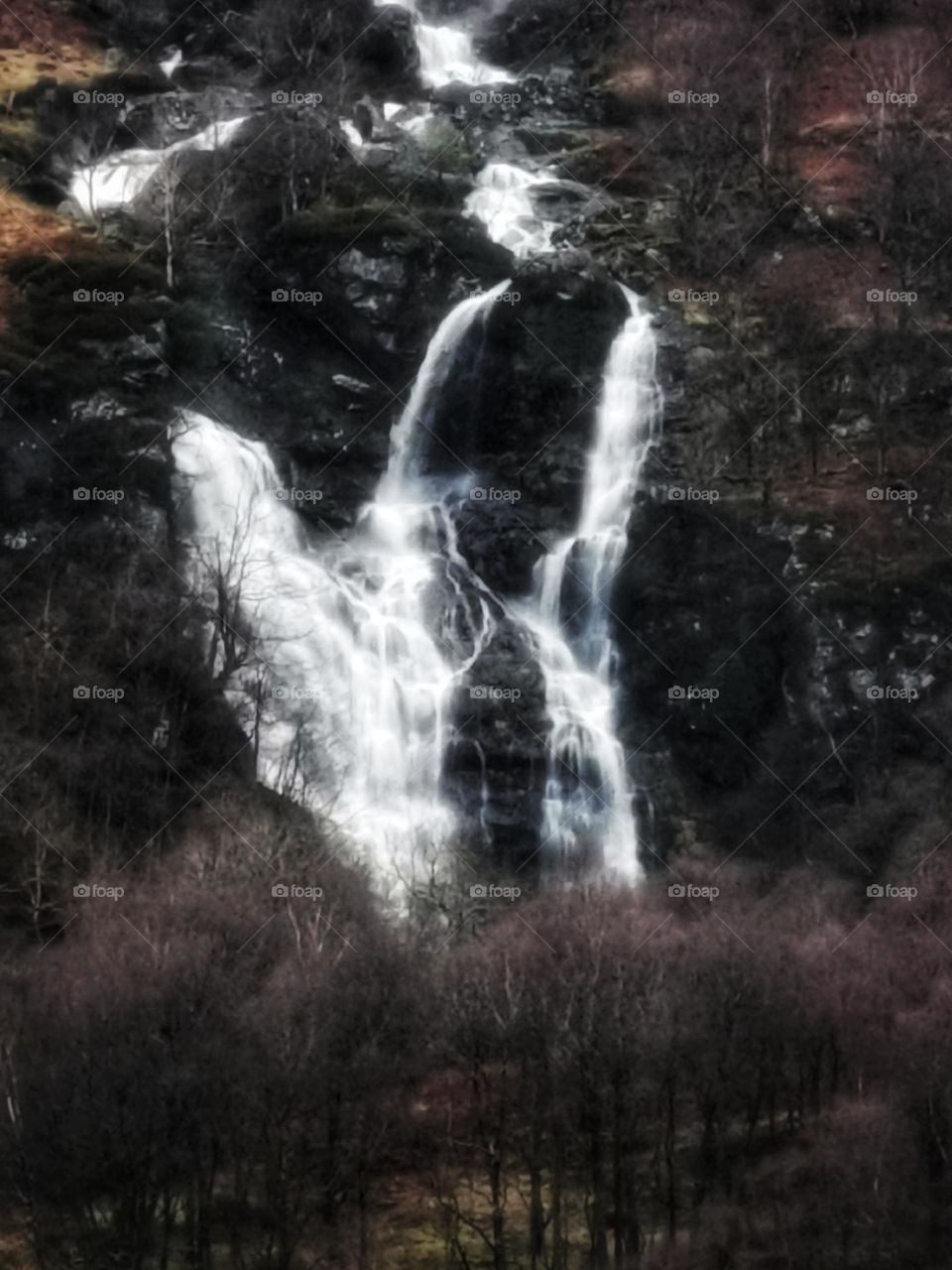 Scottish waterfall