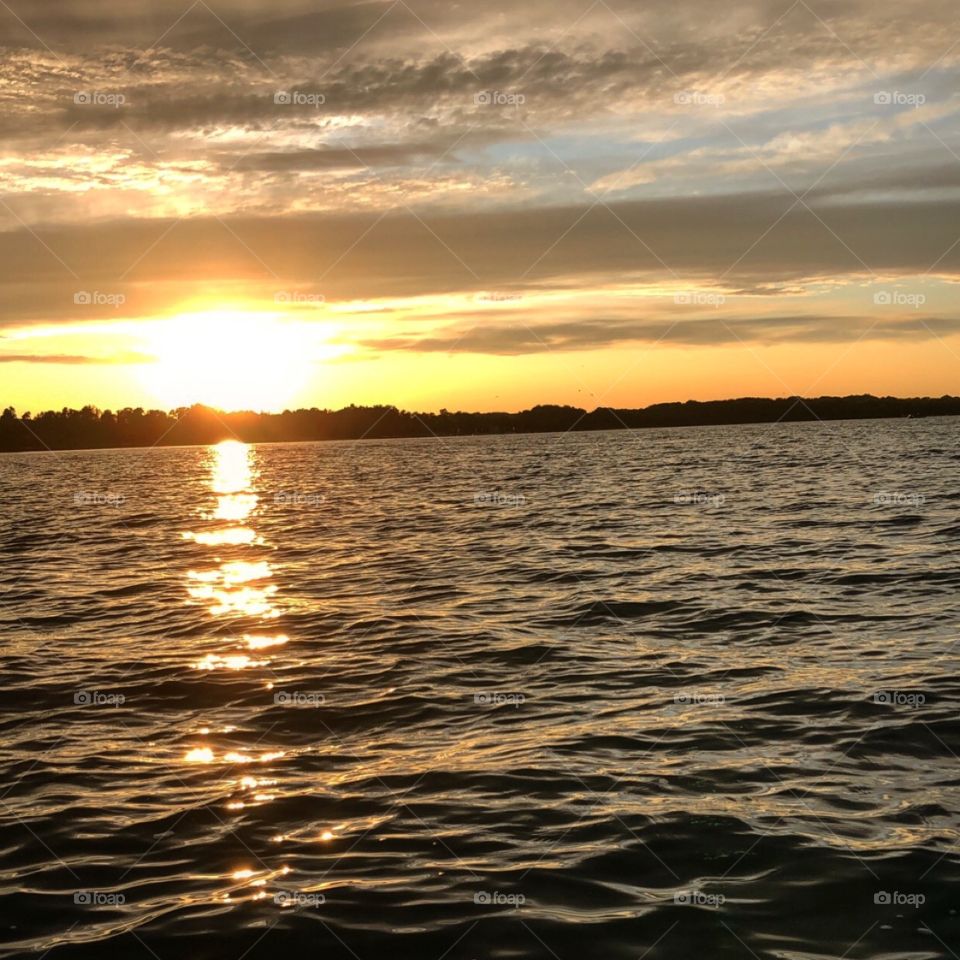 Gull lake sunsets 