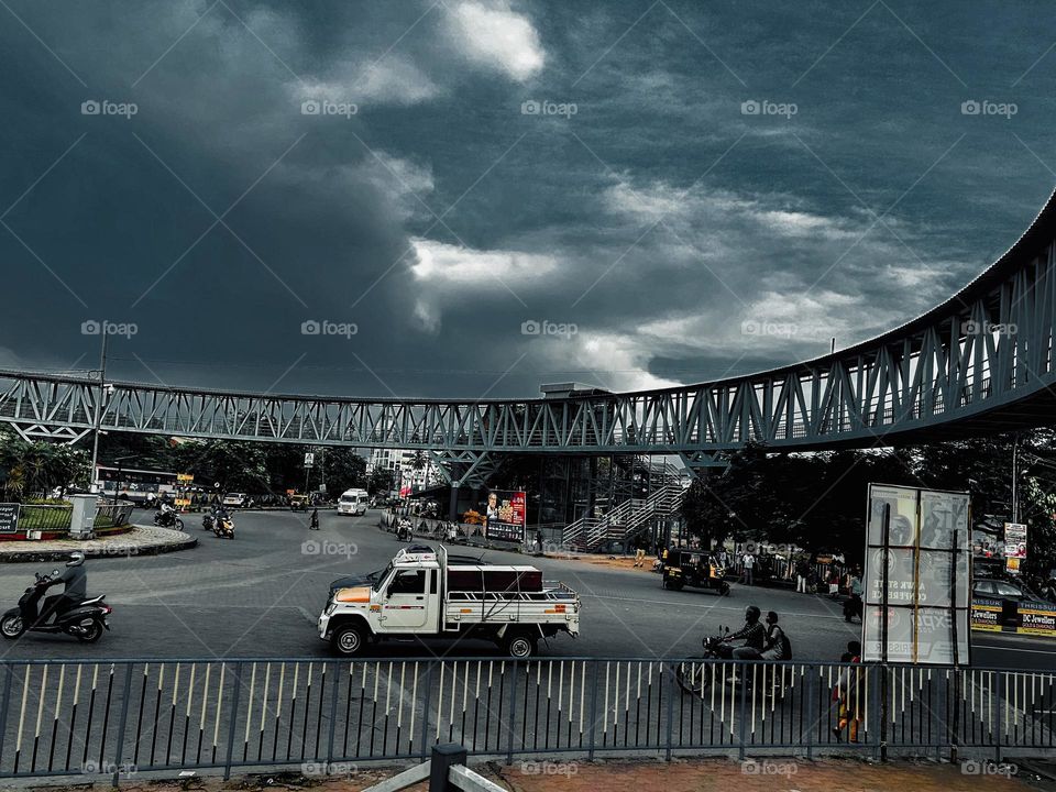 Deep sky - public place - Architecture 