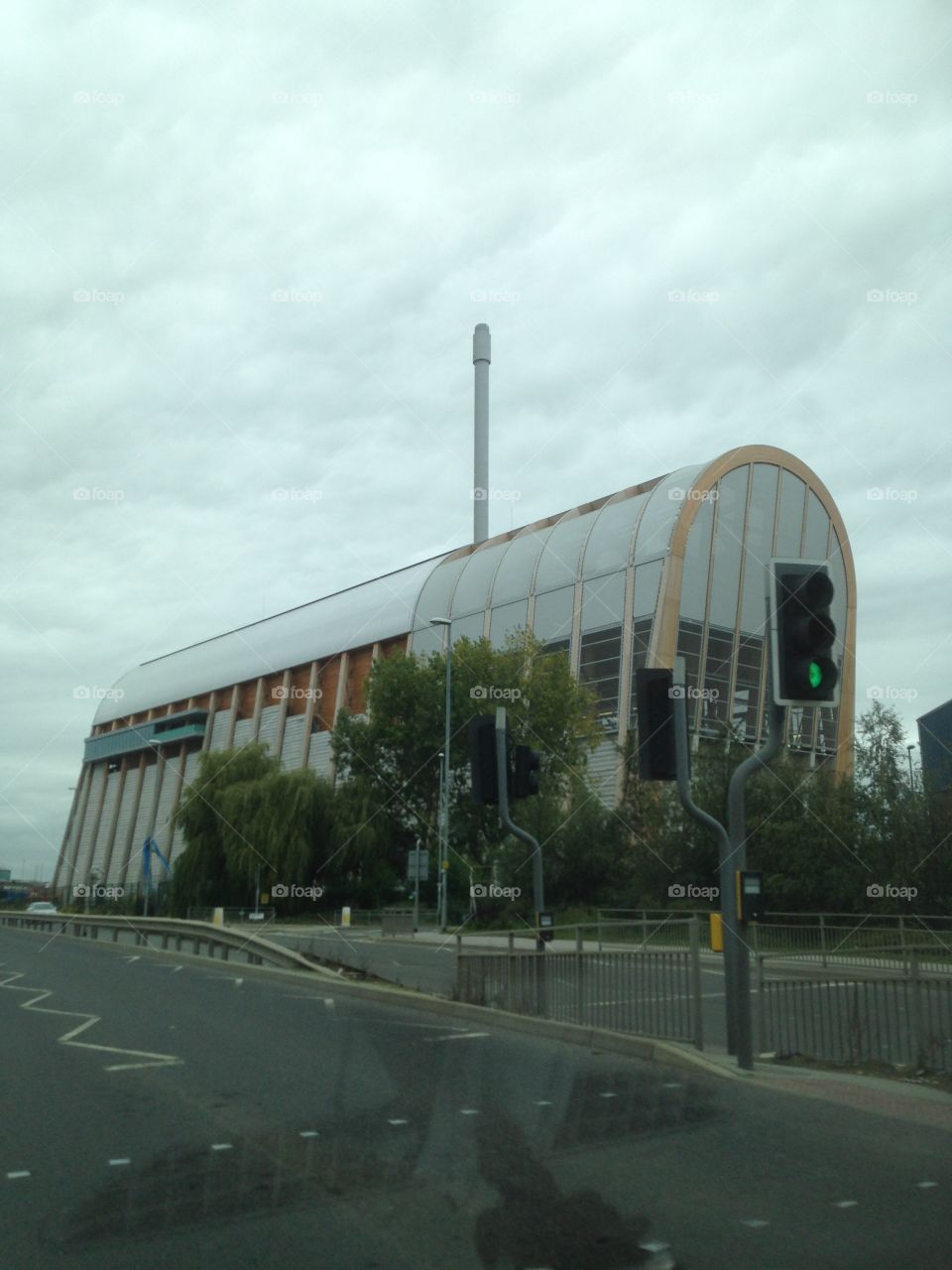 Leeds incinerator. Leeds new incinerator building