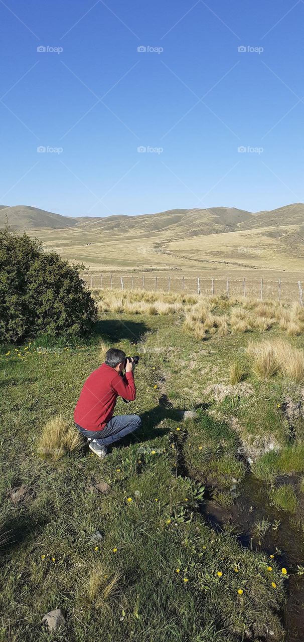 tomar fotos en la pradera mendocina