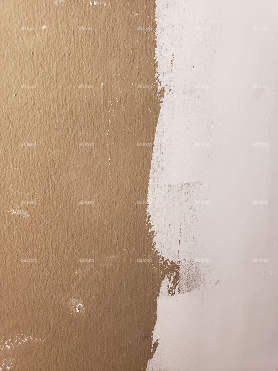 drywall plaster on old dirty painted wall