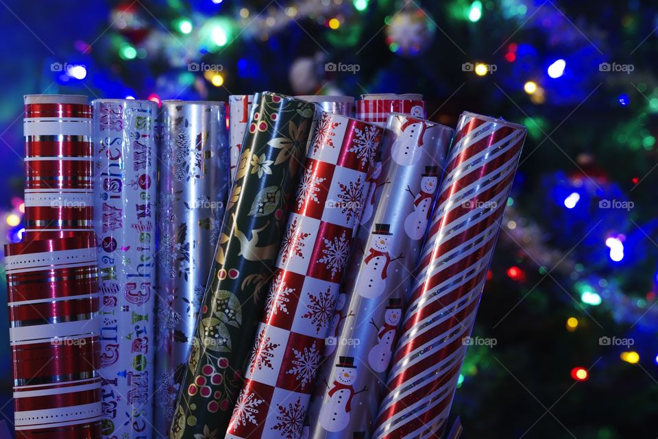 Christmas wrapping paper