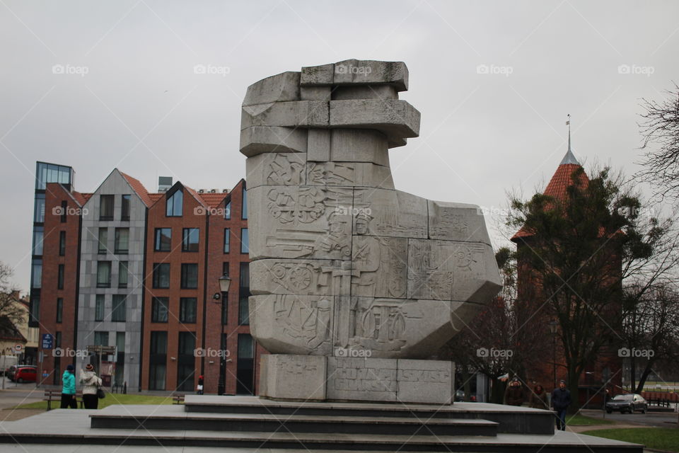pomnik w gdansku
