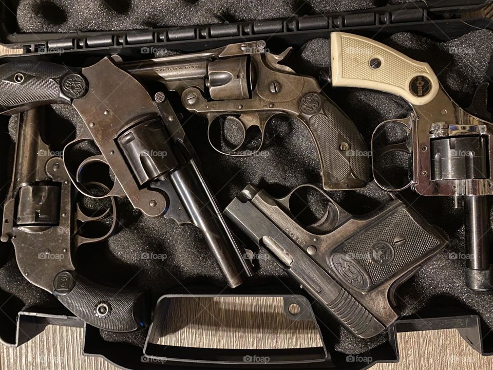 Vintage pistols 