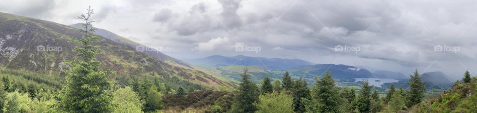 A view over the Lake District 
