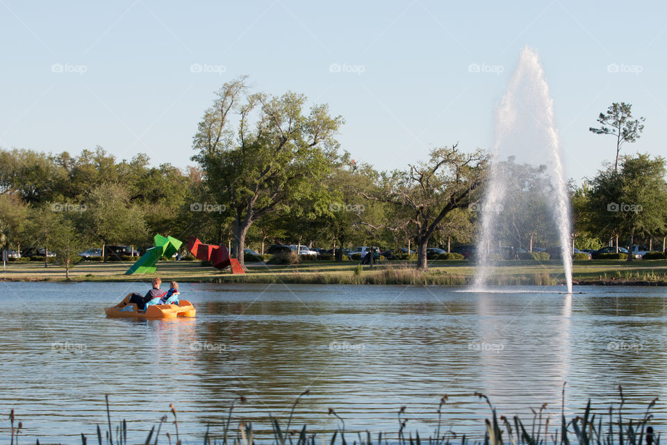 Fountain in the park 