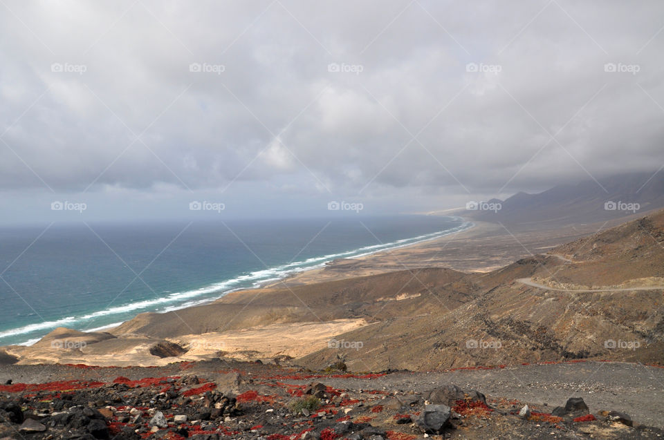 Cofete beach view