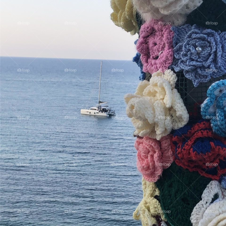 A gate of flowes to the sea (detail)