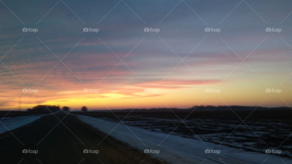 Sunset, Dawn, Dusk, Landscape, Evening