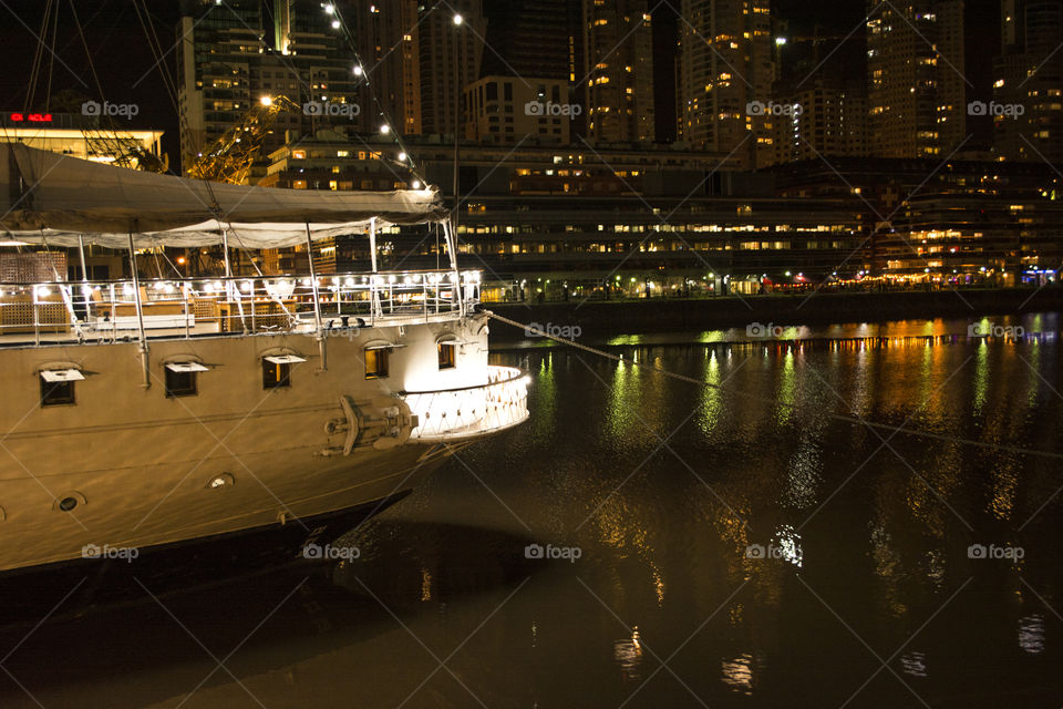 Boat in Puerto Madero