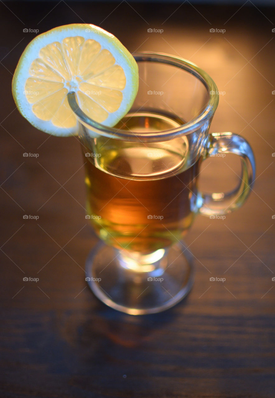 Hot Whiskey with Lemon 