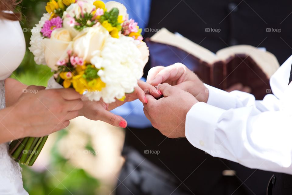 I do at wedding ceremony ring exchange 