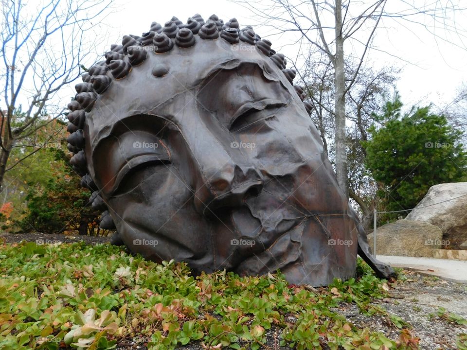 statue face Japanese