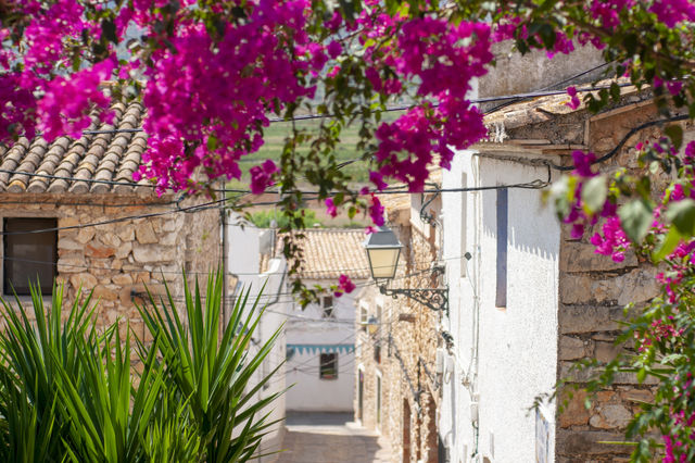 Old town in spain