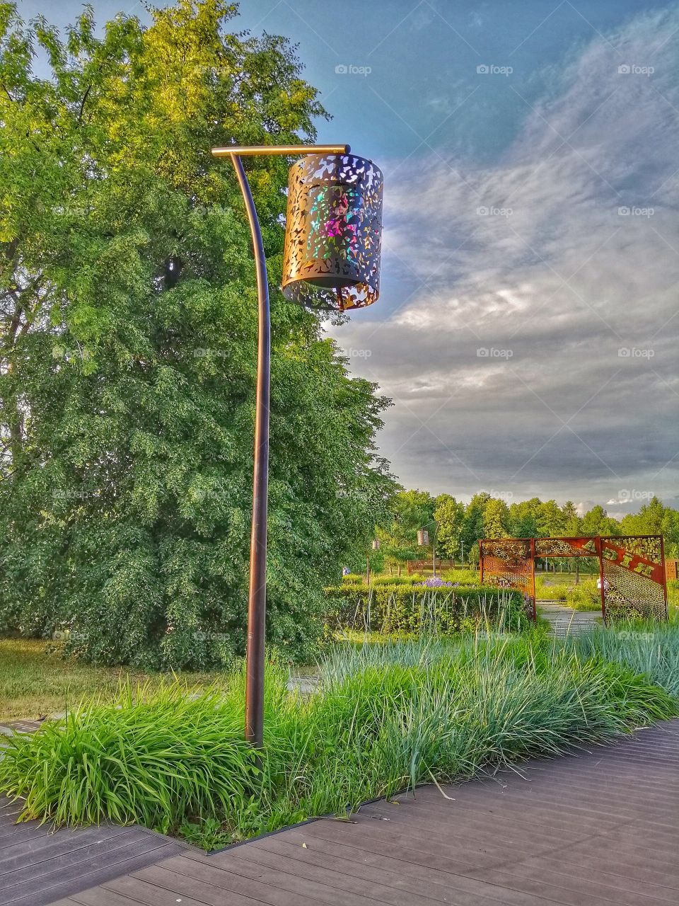 Lantern in the park.
