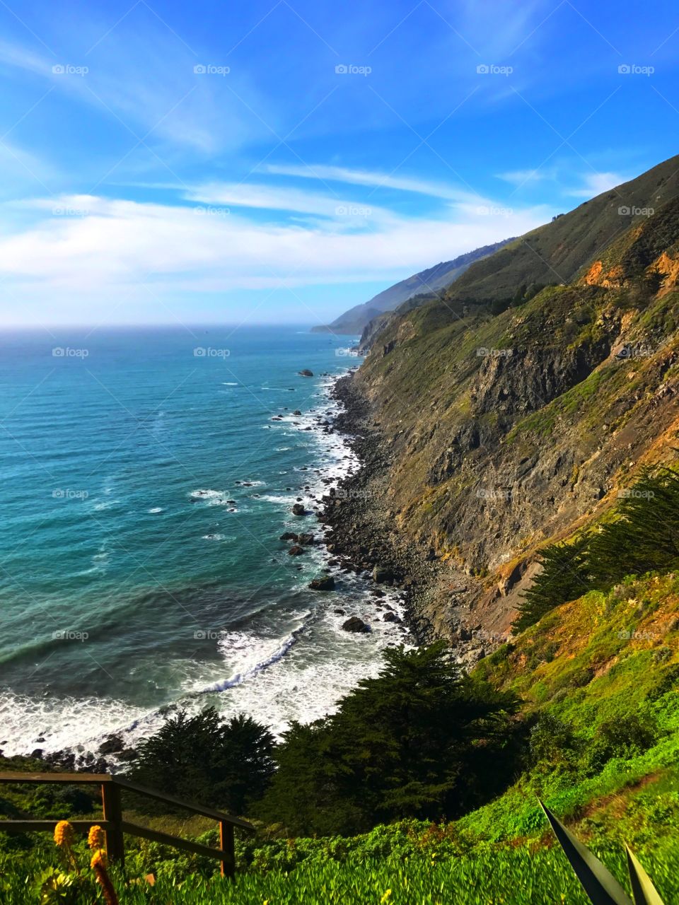 California, beautiful, coast, ocean, shore, scenery, landscape, big sur, highway 1