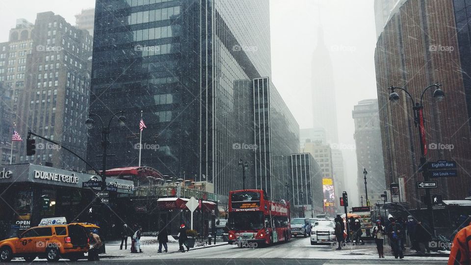 blizzard in new york