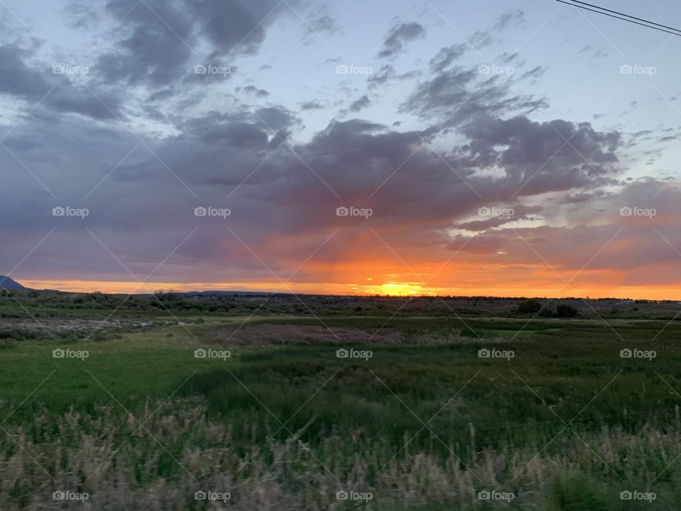 High desert sunsets are so fire