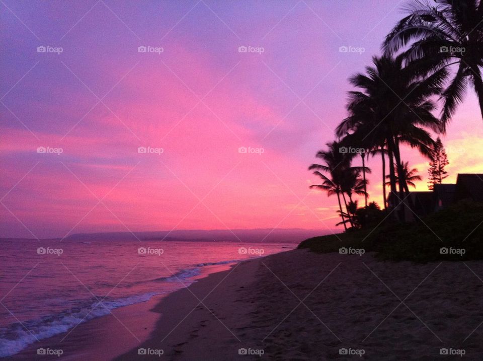 Sunrise in Hawaii