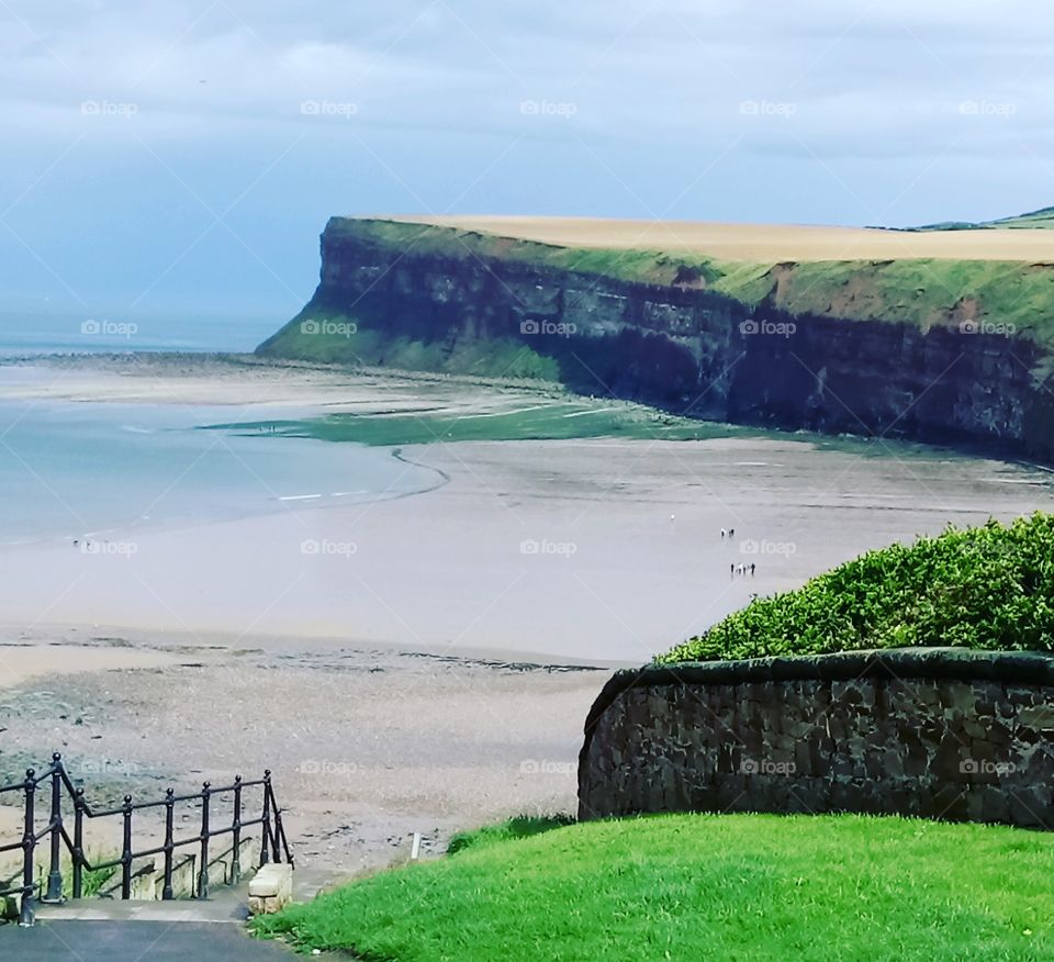 Saltburn cliffe