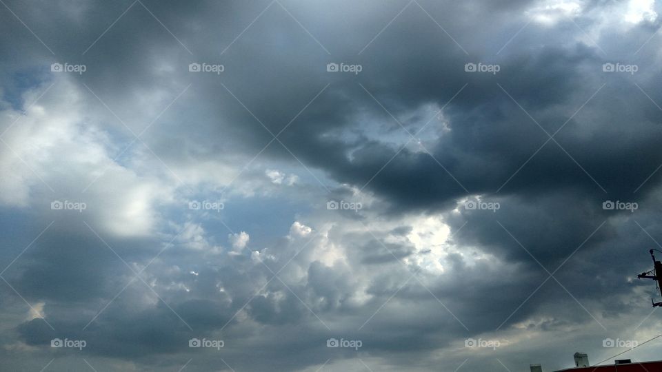 lovely clouds in the sky