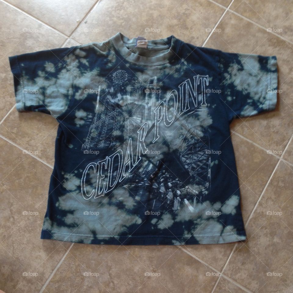 Cedar point tie-dye shirt