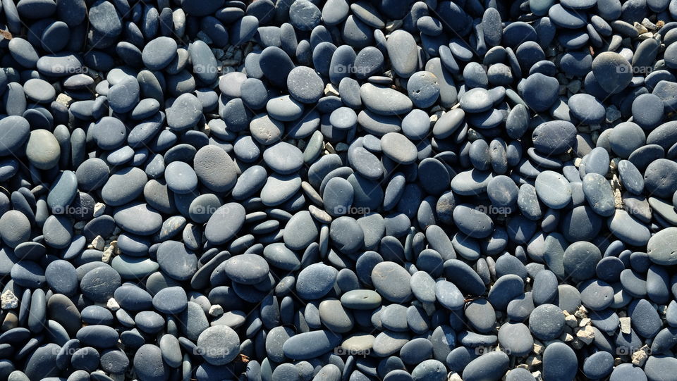 Grey pebbles