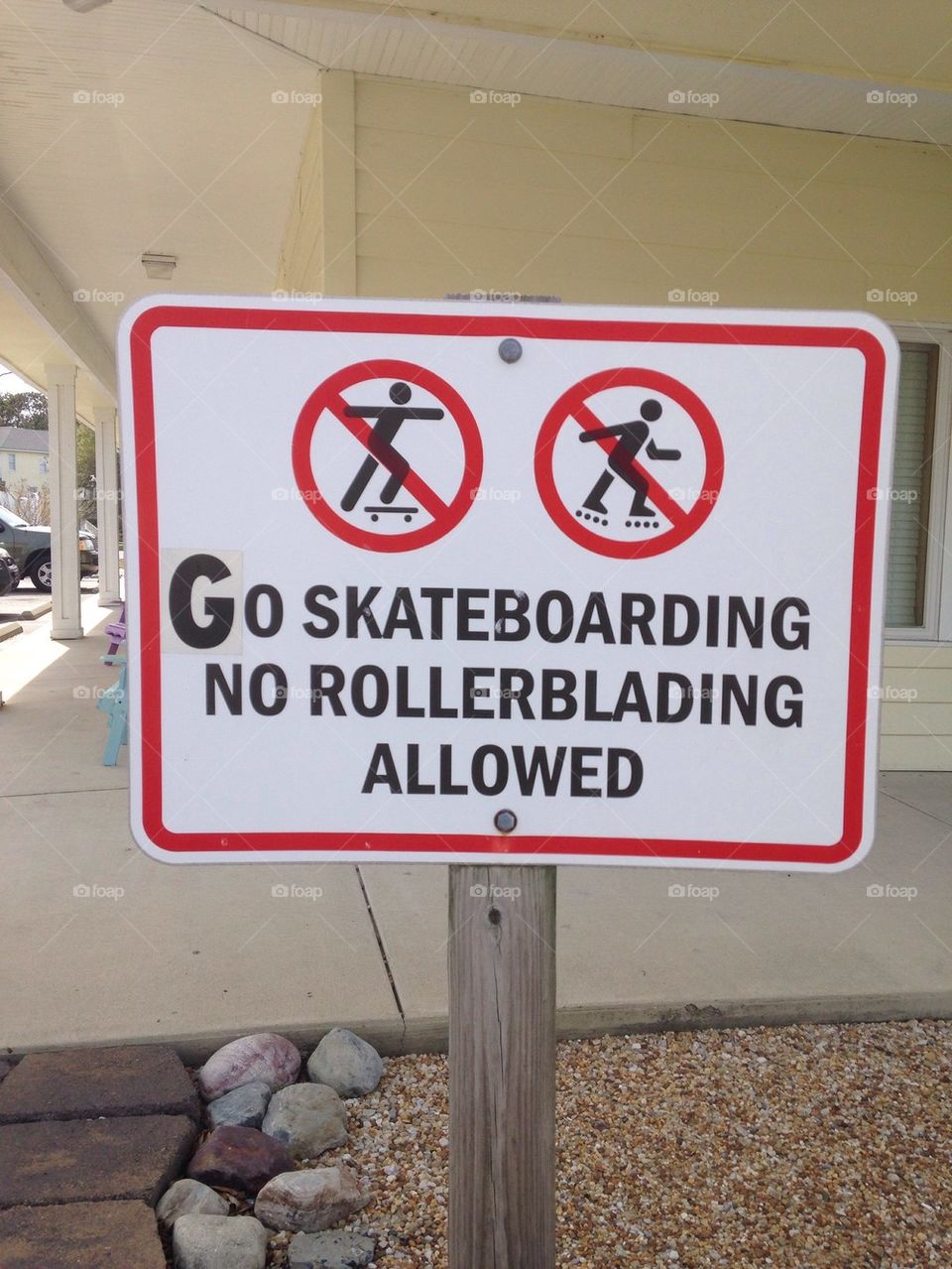 Go skateboarding