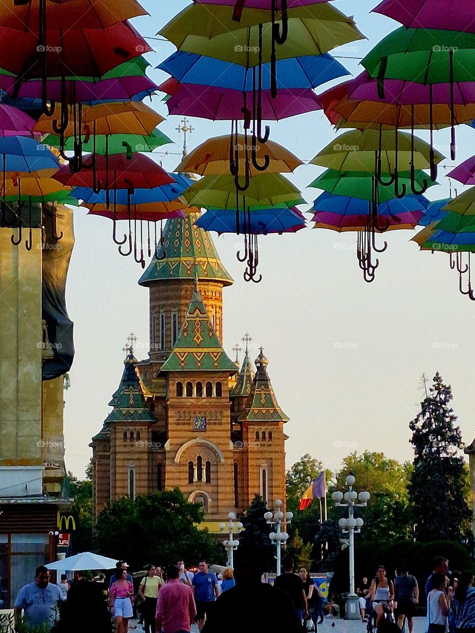 LGBTQ+ colors in Timisoara