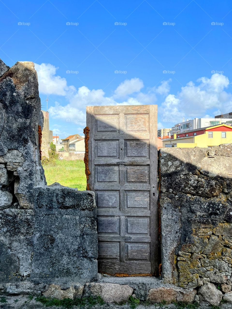 Only the door remains 