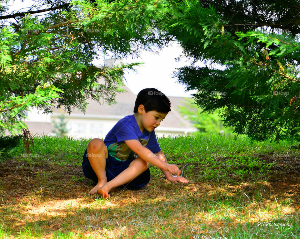 boy playing