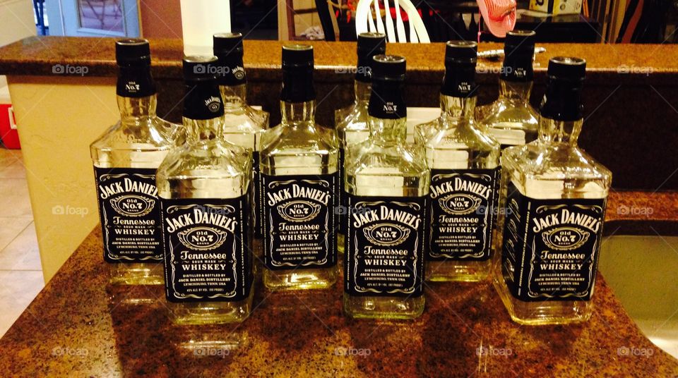Jack d. Bottles for wedding 
