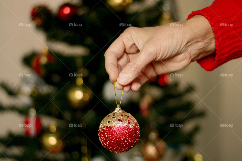 One of my favorite moments is Christmas time, when me and my mom decorating the Christmas tree.