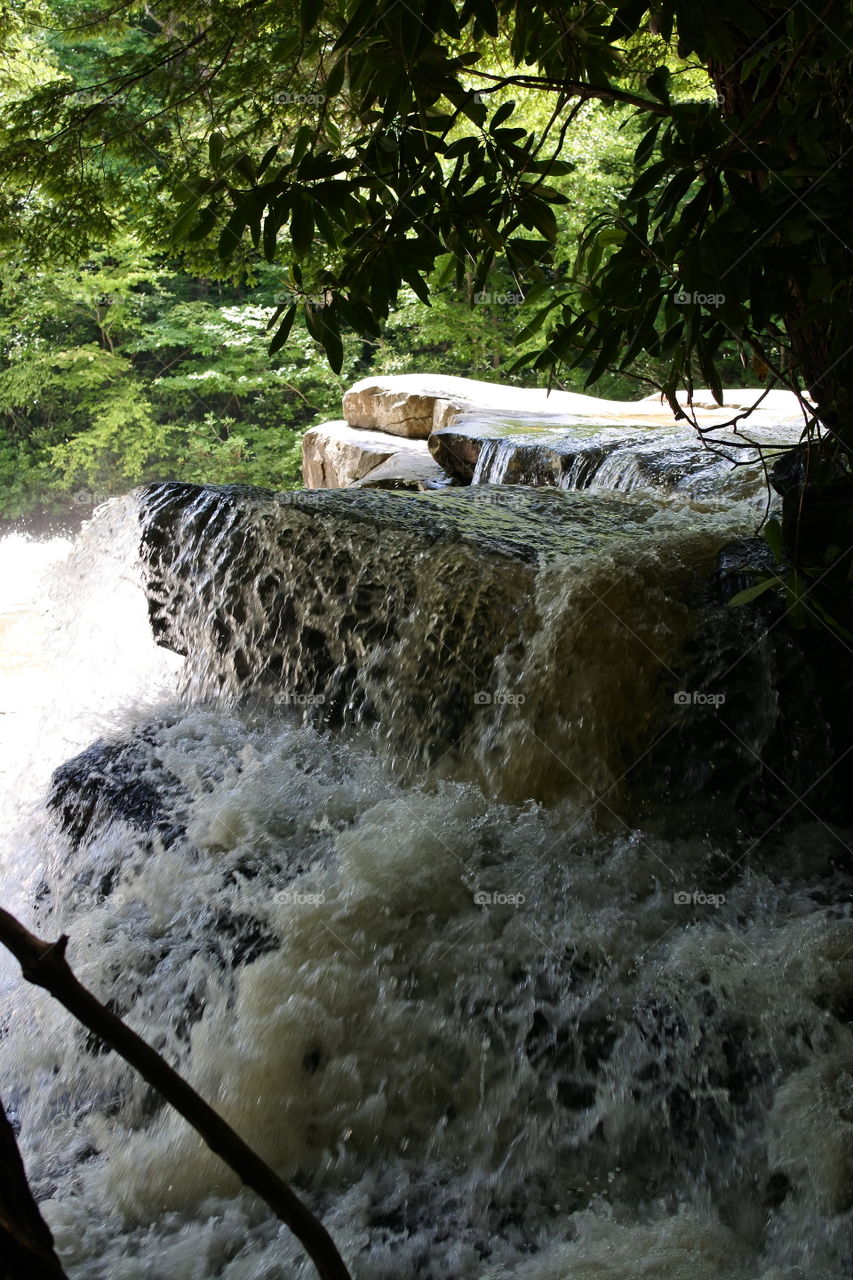 Cascades on Meadow Run Trail in Ohiopyle, PA