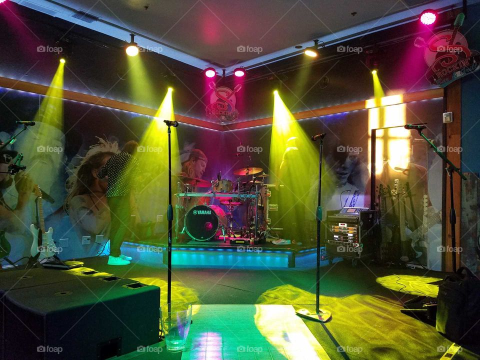 Lighting effects at Concert