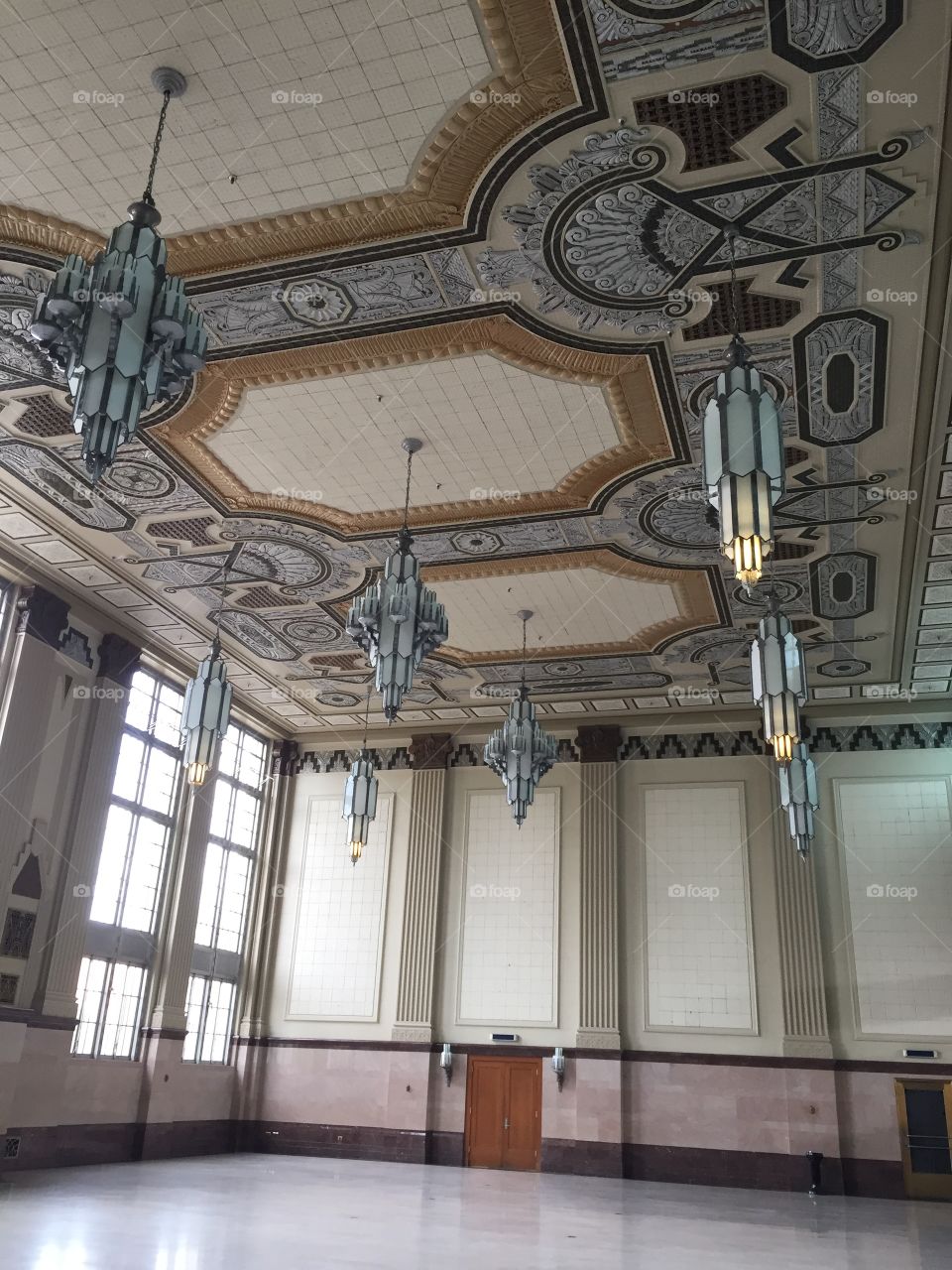 Art Deco ceiling