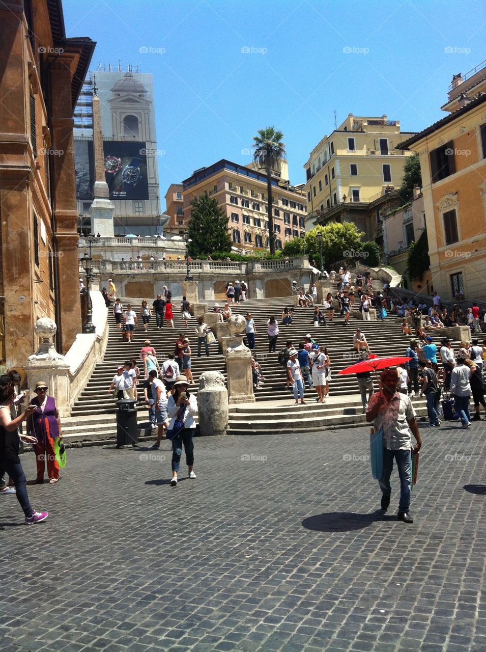 Spanish steps in Roma, Italy. Piazza Spagna 
