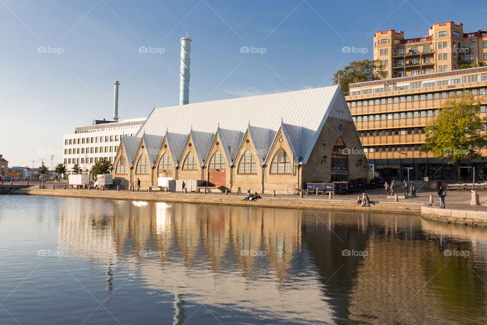 Gothenburg Sweden , indoor fish market, the Fish Church, Feskekörka 