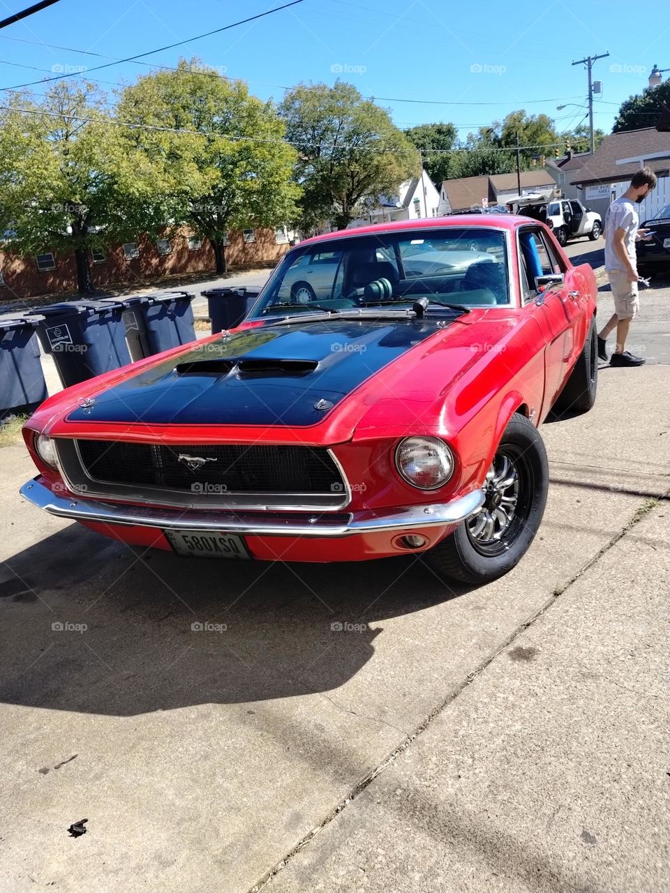 old car(mustang)