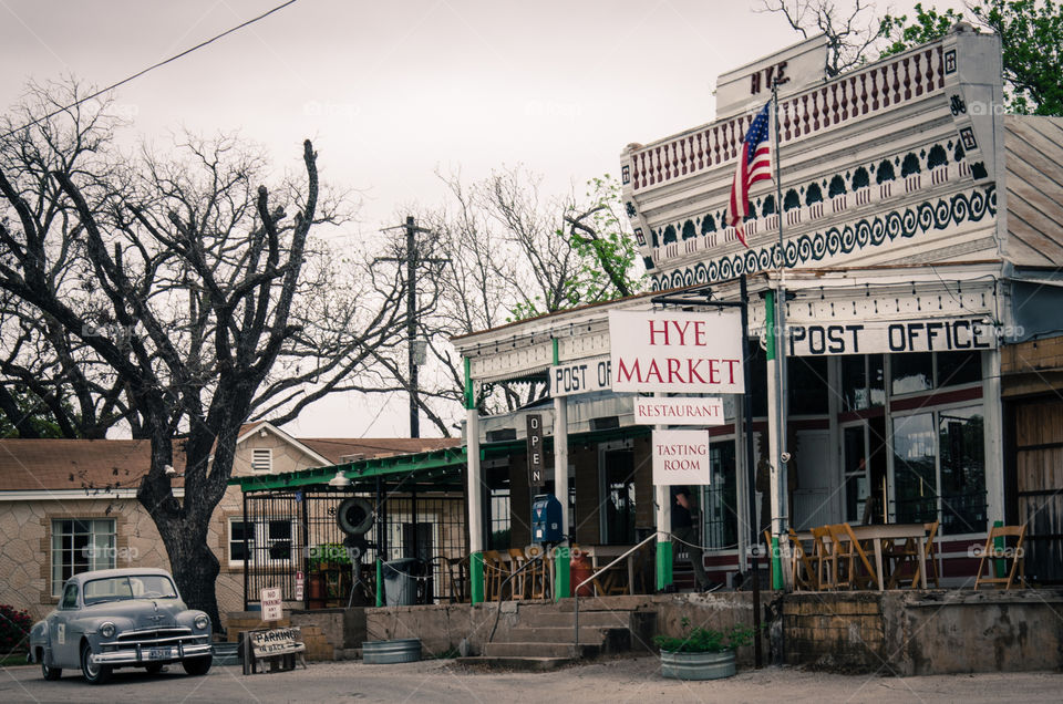 Old post office in Texas