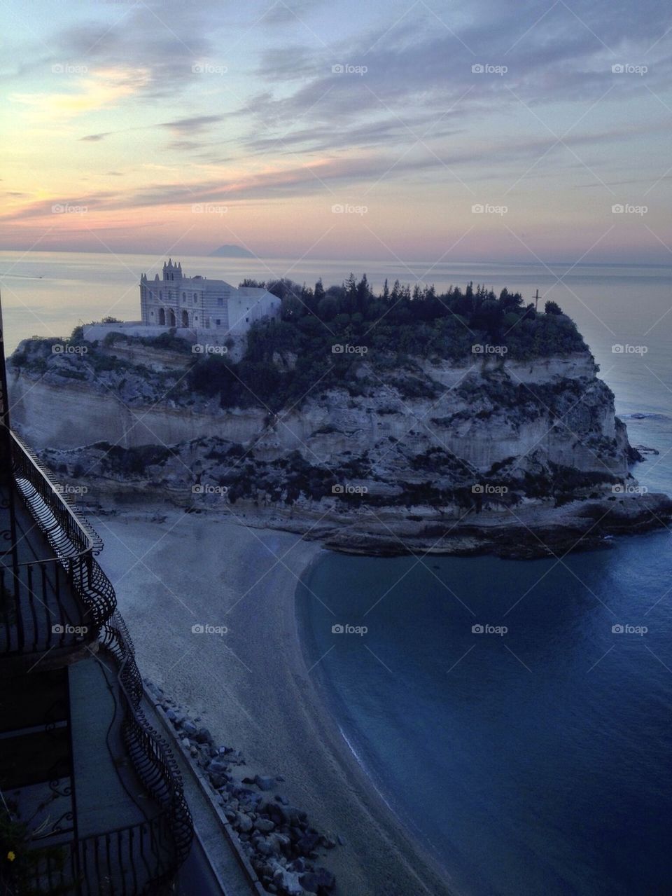 Sunset in tropea