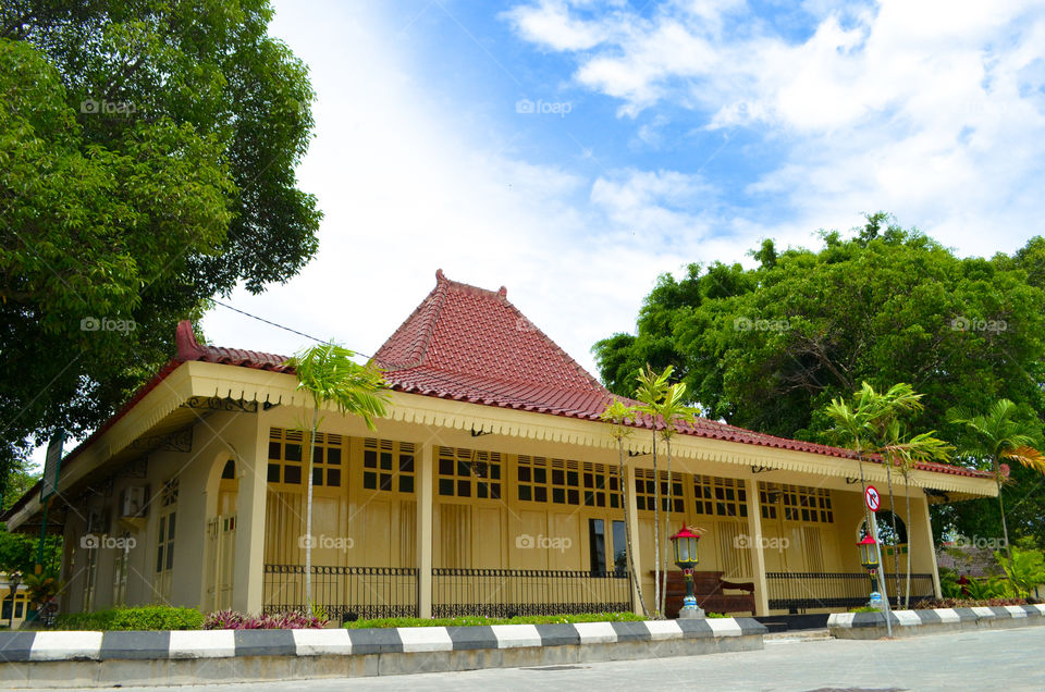 Traditional house at Yogyakarta