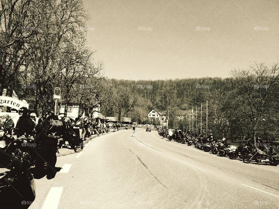 Glemseck motorcycle meeting point in Germany