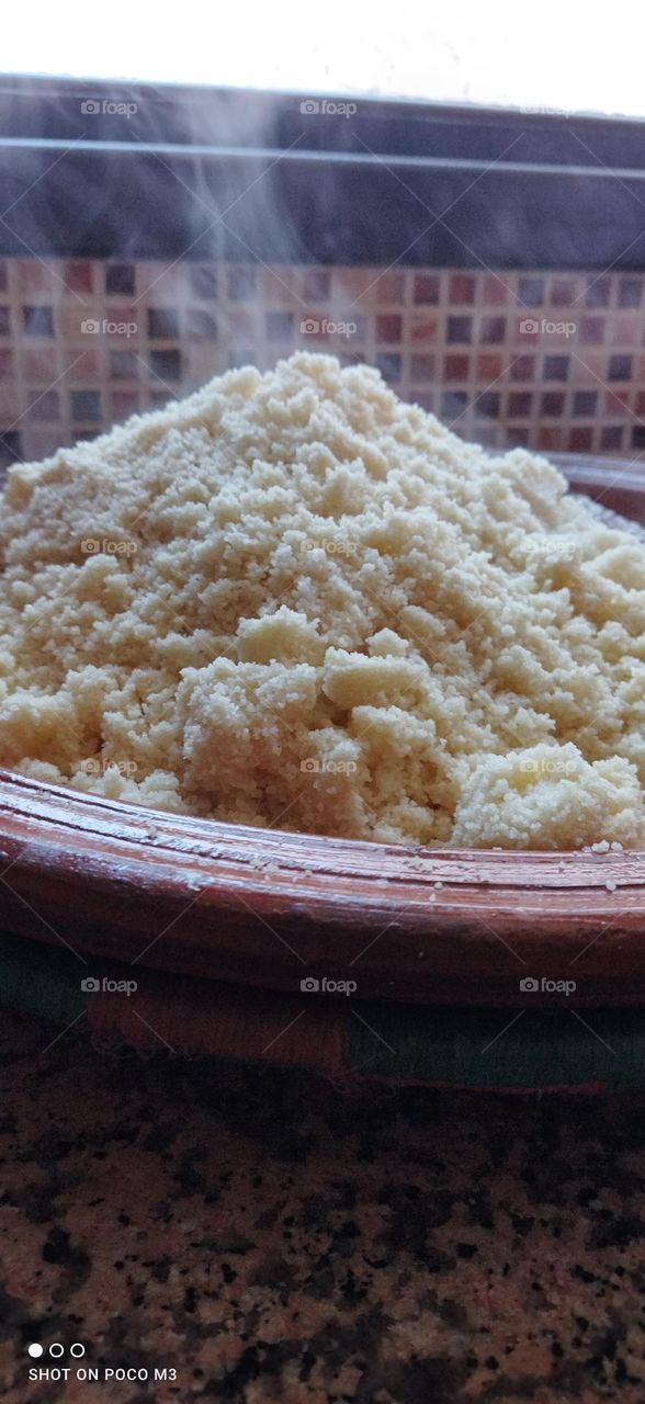 delicious and famous food in Morocco: the COUSCOUS.