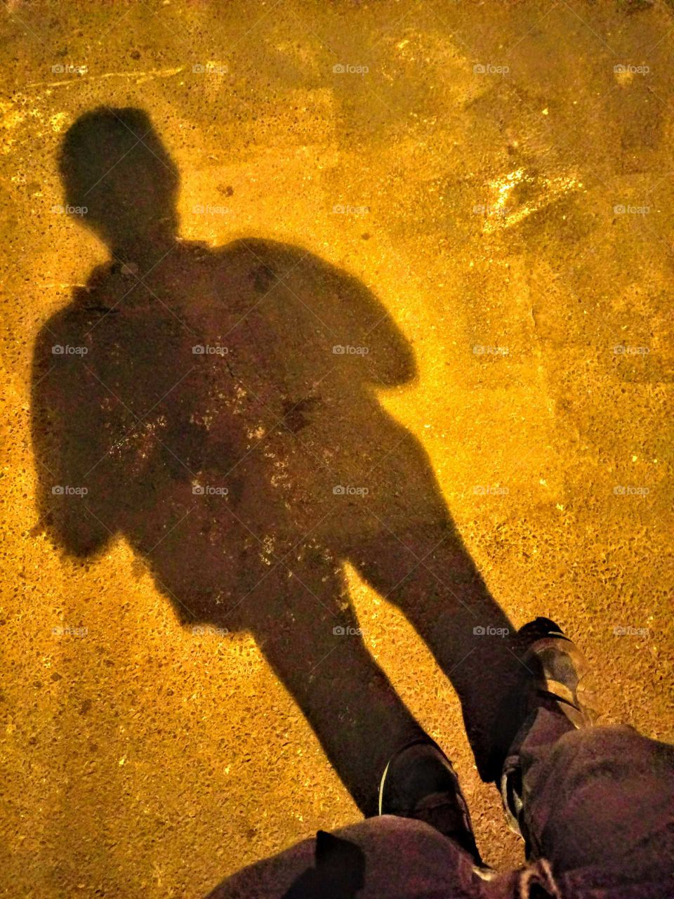 night shadow , shadow portrait !